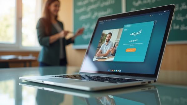 Cours d'arabe en ligne : ce qui change vraiment entre un professeur dédié et une application